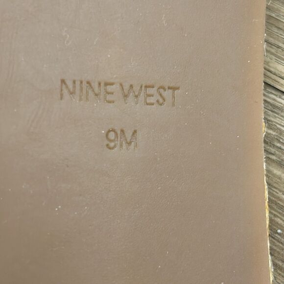 Nine West Blue And White Sandals - Picture 6 of 7